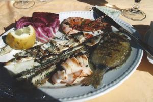 Fish lunch Sorrento